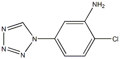 2-chloro-5-(1H-tetrazol-1-yl)aniline Struktur