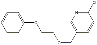 2-chloro-5-[(2-phenoxyethoxy)methyl]pyridine Struktur