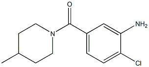 2-chloro-5-[(4-methylpiperidin-1-yl)carbonyl]aniline Struktur