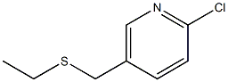 2-chloro-5-[(ethylsulfanyl)methyl]pyridine Struktur