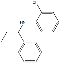 2-chloro-N-(1-phenylpropyl)aniline Struktur