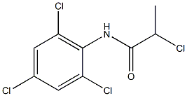 2-chloro-N-(2,4,6-trichlorophenyl)propanamide Struktur