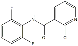 2-chloro-N-(2,6-difluorophenyl)pyridine-3-carboxamide Struktur