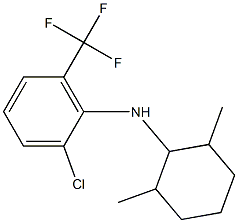 2-chloro-N-(2,6-dimethylcyclohexyl)-6-(trifluoromethyl)aniline Struktur