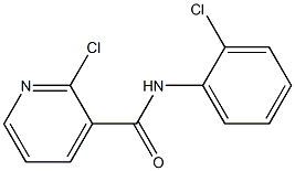 2-chloro-N-(2-chlorophenyl)pyridine-3-carboxamide Struktur