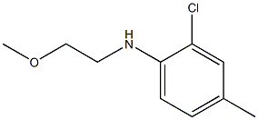 2-chloro-N-(2-methoxyethyl)-4-methylaniline Struktur