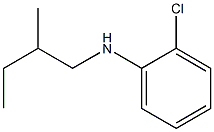 2-chloro-N-(2-methylbutyl)aniline Struktur