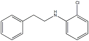 2-chloro-N-(2-phenylethyl)aniline Struktur