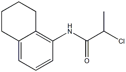 2-chloro-N-(5,6,7,8-tetrahydronaphthalen-1-yl)propanamide Struktur