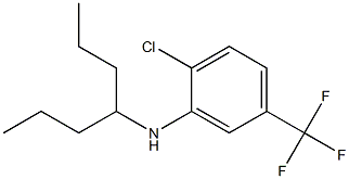 2-chloro-N-(heptan-4-yl)-5-(trifluoromethyl)aniline Struktur