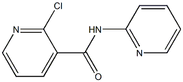 2-chloro-N-(pyridin-2-yl)pyridine-3-carboxamide Struktur