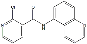 2-chloro-N-(quinolin-5-yl)pyridine-3-carboxamide Struktur