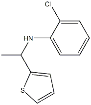 2-chloro-N-[1-(thiophen-2-yl)ethyl]aniline Struktur