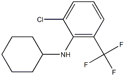 2-chloro-N-cyclohexyl-6-(trifluoromethyl)aniline Struktur