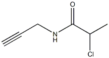 2-chloro-N-prop-2-ynylpropanamide Struktur