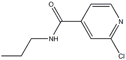 2-chloro-N-propylpyridine-4-carboxamide Struktur