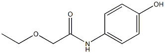 2-ethoxy-N-(4-hydroxyphenyl)acetamide Struktur