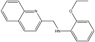 2-ethoxy-N-(quinolin-2-ylmethyl)aniline Struktur