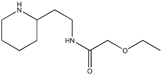 2-ethoxy-N-[2-(piperidin-2-yl)ethyl]acetamide Struktur