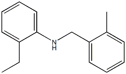 2-ethyl-N-[(2-methylphenyl)methyl]aniline Struktur