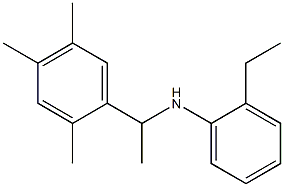 2-ethyl-N-[1-(2,4,5-trimethylphenyl)ethyl]aniline Struktur