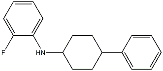 2-fluoro-N-(4-phenylcyclohexyl)aniline Struktur