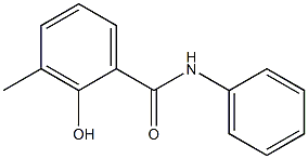 2-hydroxy-3-methyl-N-phenylbenzamide Struktur