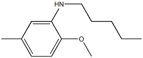 2-methoxy-5-methyl-N-pentylaniline Struktur