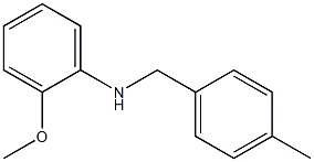 2-methoxy-N-[(4-methylphenyl)methyl]aniline Struktur