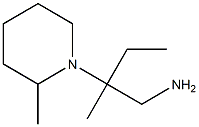 2-methyl-2-(2-methylpiperidin-1-yl)butan-1-amine Struktur