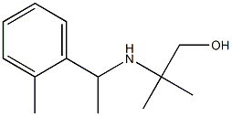 2-methyl-2-{[1-(2-methylphenyl)ethyl]amino}propan-1-ol Struktur