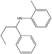 2-methyl-N-(1-phenylbutyl)aniline Struktur