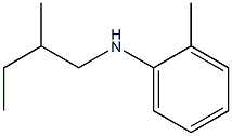 2-methyl-N-(2-methylbutyl)aniline Struktur