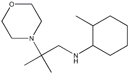 2-methyl-N-[2-methyl-2-(morpholin-4-yl)propyl]cyclohexan-1-amine Struktur