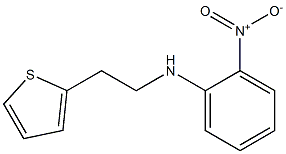 2-nitro-N-[2-(thiophen-2-yl)ethyl]aniline Struktur