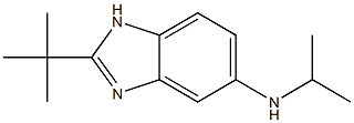 2-tert-butyl-N-(propan-2-yl)-1H-1,3-benzodiazol-5-amine Struktur