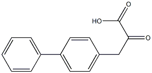 3-(1,1'-biphenyl-4-yl)-2-oxopropanoic acid Struktur