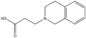 3-(1,2,3,4-tetrahydroisoquinolin-2-yl)propanoic acid Struktur