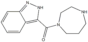 3-(1,4-diazepan-1-ylcarbonyl)-2H-indazole Struktur