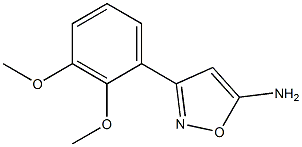 3-(2,3-dimethoxyphenyl)-1,2-oxazol-5-amine Struktur