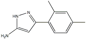 3-(2,4-dimethylphenyl)-1H-pyrazol-5-amine Struktur