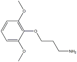 3-(2,6-dimethoxyphenoxy)propan-1-amine Struktur