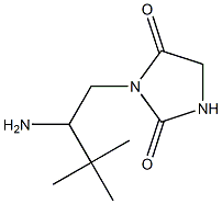 3-(2-amino-3,3-dimethylbutyl)imidazolidine-2,4-dione Struktur