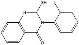 3-(2-iodophenyl)-2-sulfanyl-3,4-dihydroquinazolin-4-one Struktur