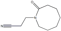 3-(2-oxoazocan-1-yl)propanenitrile Struktur