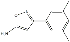 3-(3,5-dimethylphenyl)-1,2-oxazol-5-amine Struktur