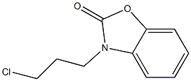 3-(3-chloropropyl)-2,3-dihydro-1,3-benzoxazol-2-one Struktur