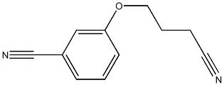 3-(3-cyanopropoxy)benzonitrile Struktur