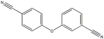 3-(4-cyanophenoxy)benzonitrile Struktur