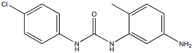 3-(5-amino-2-methylphenyl)-1-(4-chlorophenyl)urea Struktur